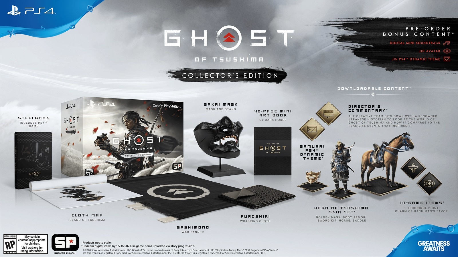 Ghost of Tsushima erscheint als Special-, Collector's und Digital Deluxe Edition exklusiv für PlayStation 4