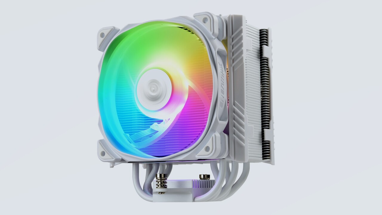Enermax ETS-T50 Axe aRGB: CPU-Kühler bunt beleuchtet in Schwarz und Weiß