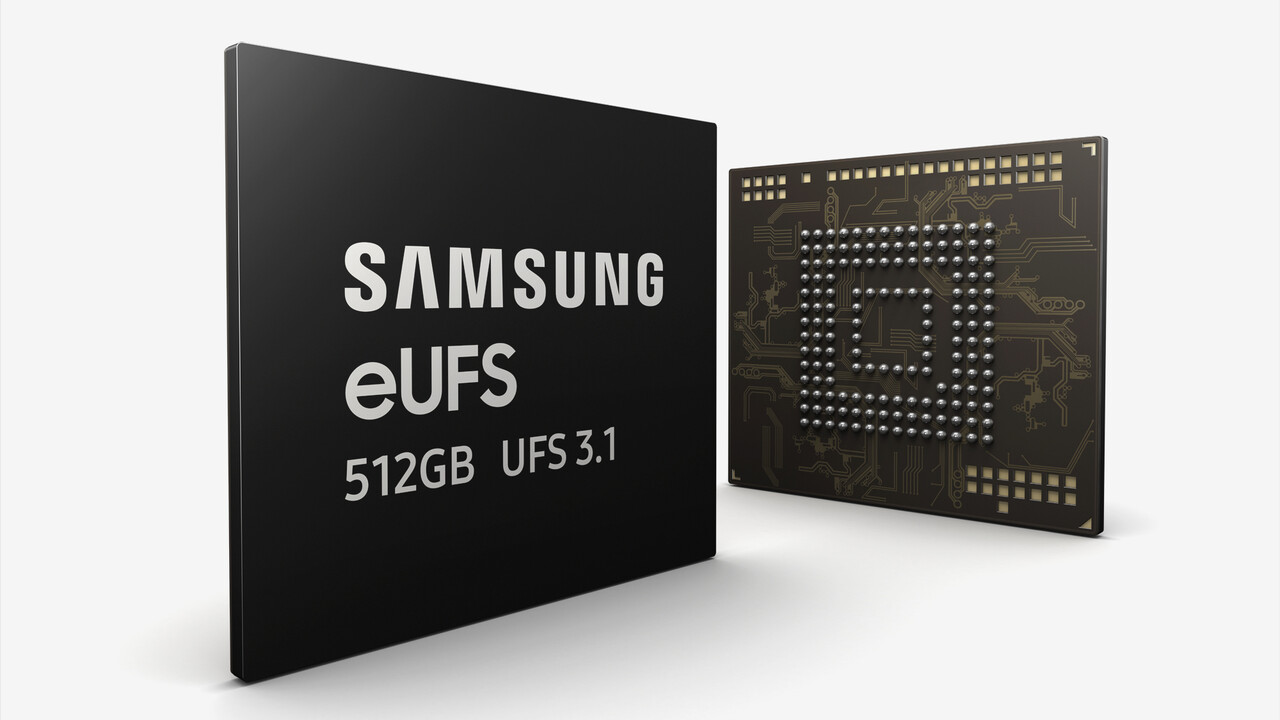 UFS 3.1 mit 512 GB: Samsungs Smartphone-Speicher schreibt mit 1,2 GB/s