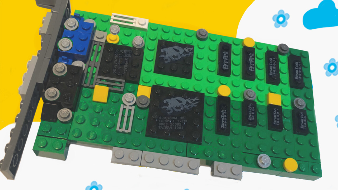 Lego Ideas: Die 3dfx Voodoo aus Klemmbausteinen umgesetzt