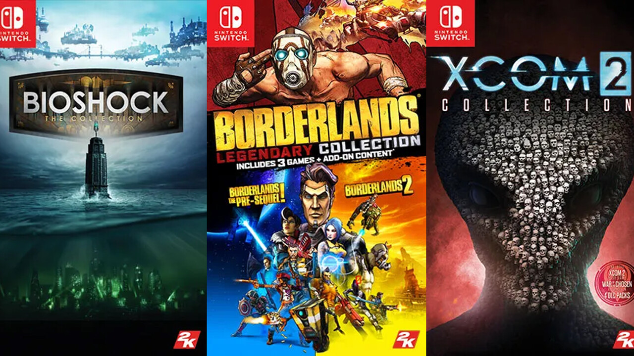 Klassiker von 2K: BioShock, Borderlands und XCOM 2 ab Mai für die Switch