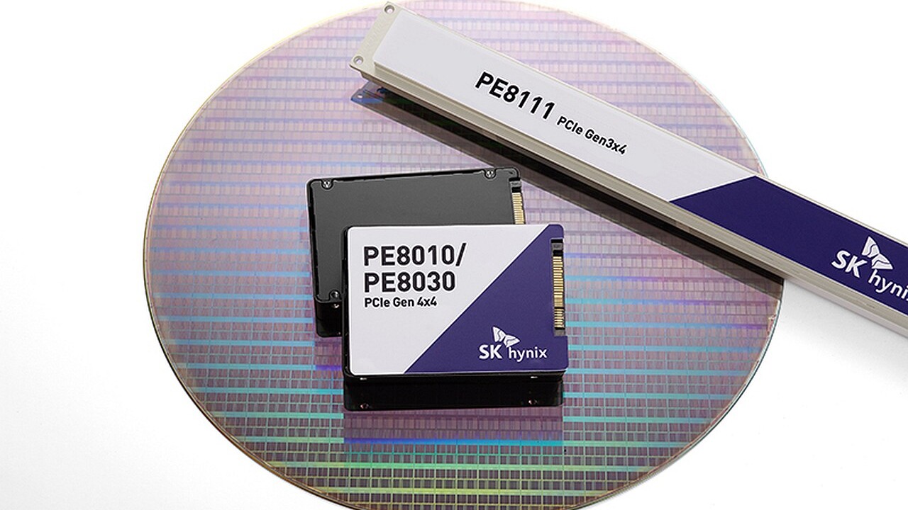 SK Hynix PE8000: Server-SSDs mit PCIe 4.0 und 6,9 GB/s oder als 32-cm-Modul