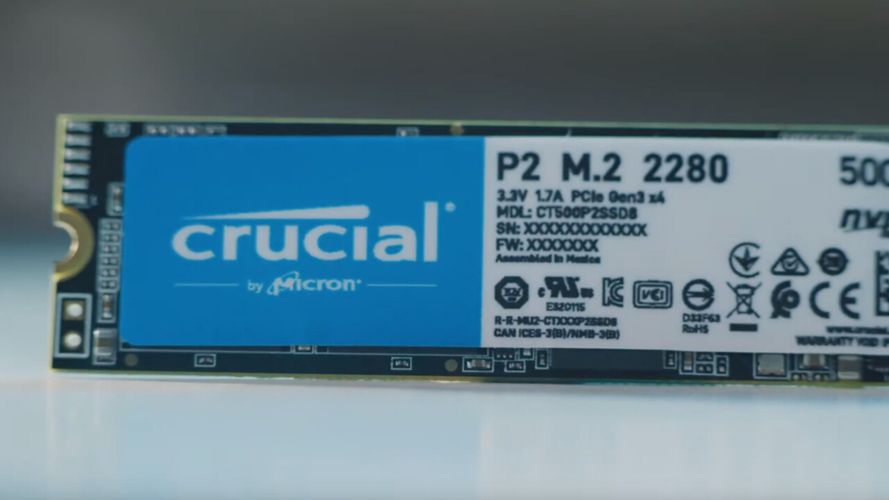 Crucial P2: M.2-NVMe-SSDs der günstigen Sorte nutzen TLC oder QLC
