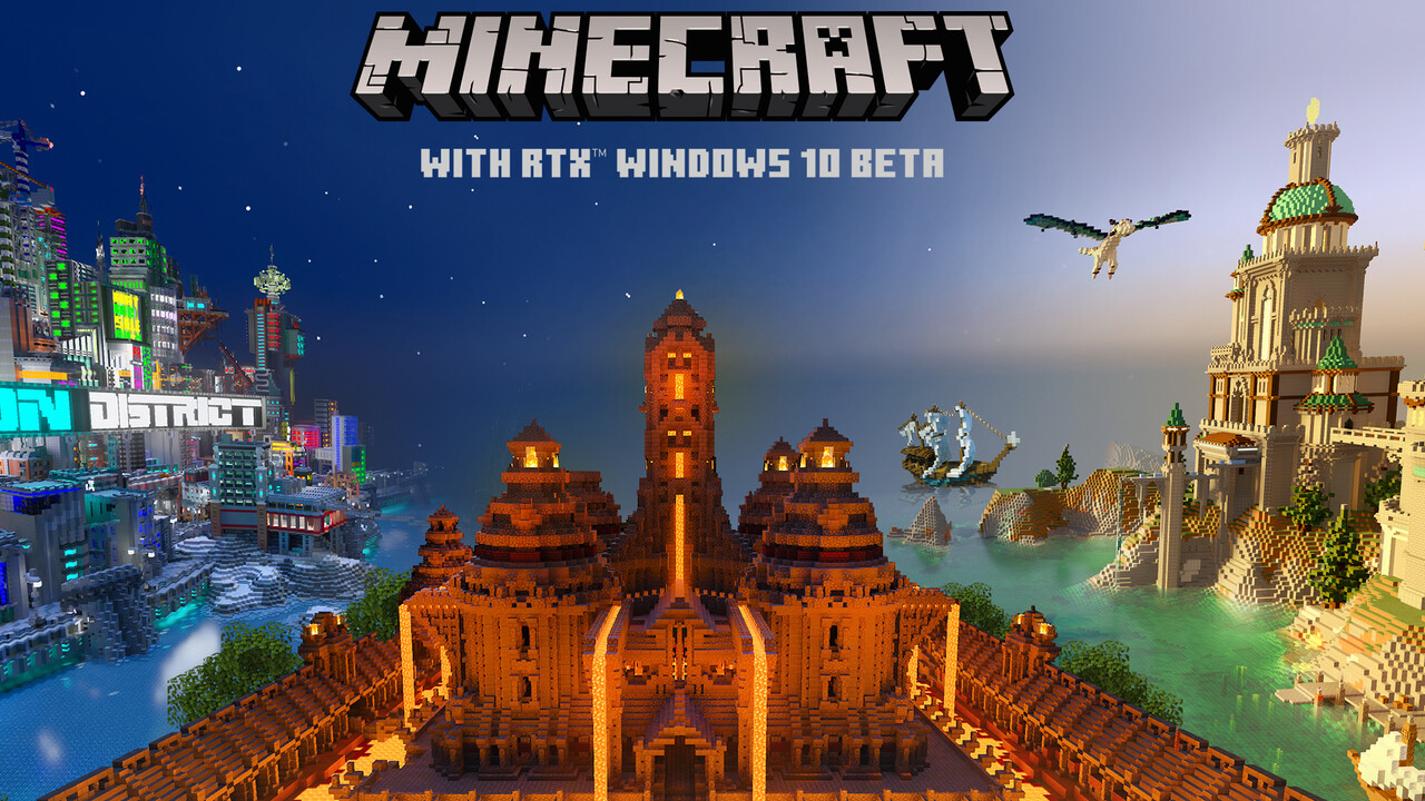 Minecraft: Raytracing und DLSS 2.0 ab dem 16. April als Beta