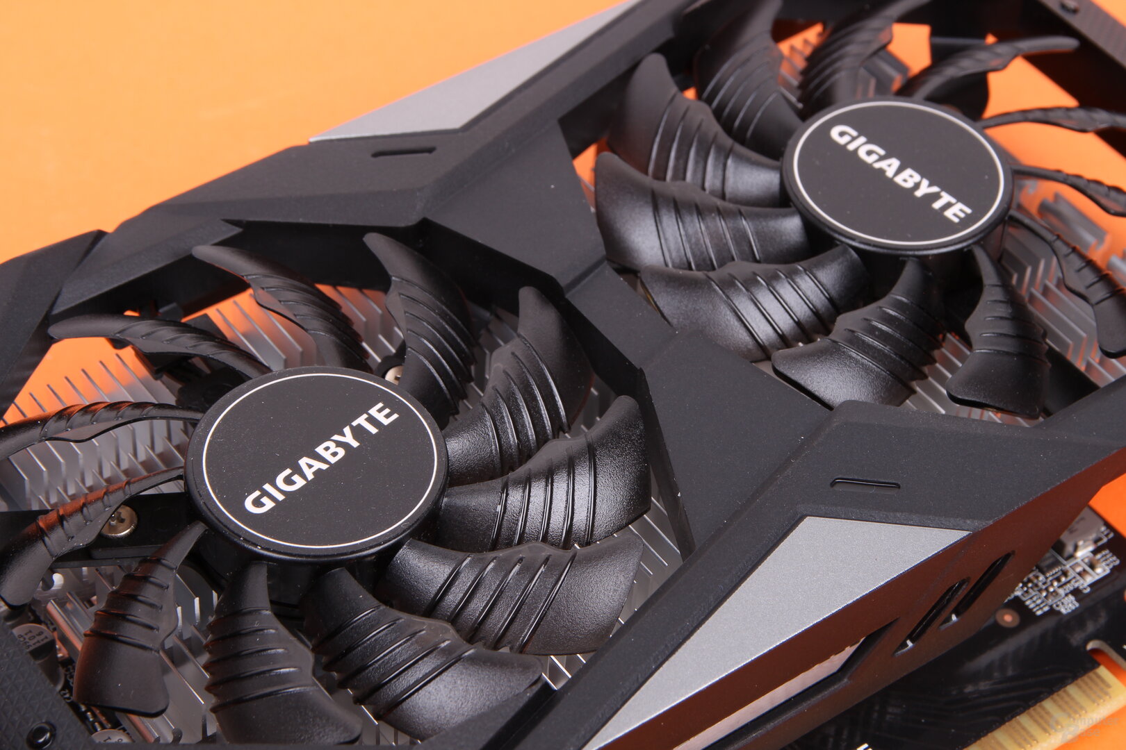 Die Lüfter der Gigabyte GeForce GTX 1650 GDDR6 WindForce OC