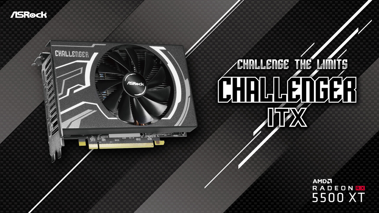 ASRock: Radeon RX 5500 XT Challenger ITX ist die Kleinste