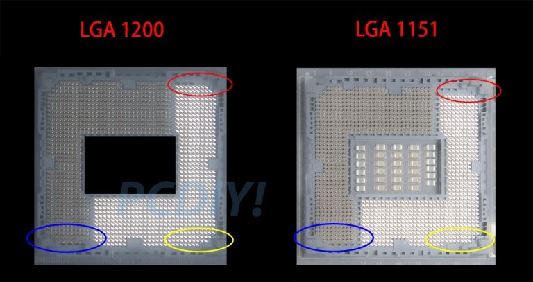 Unterschiede von Sockel LGA1200 zu Sockel LGa1151