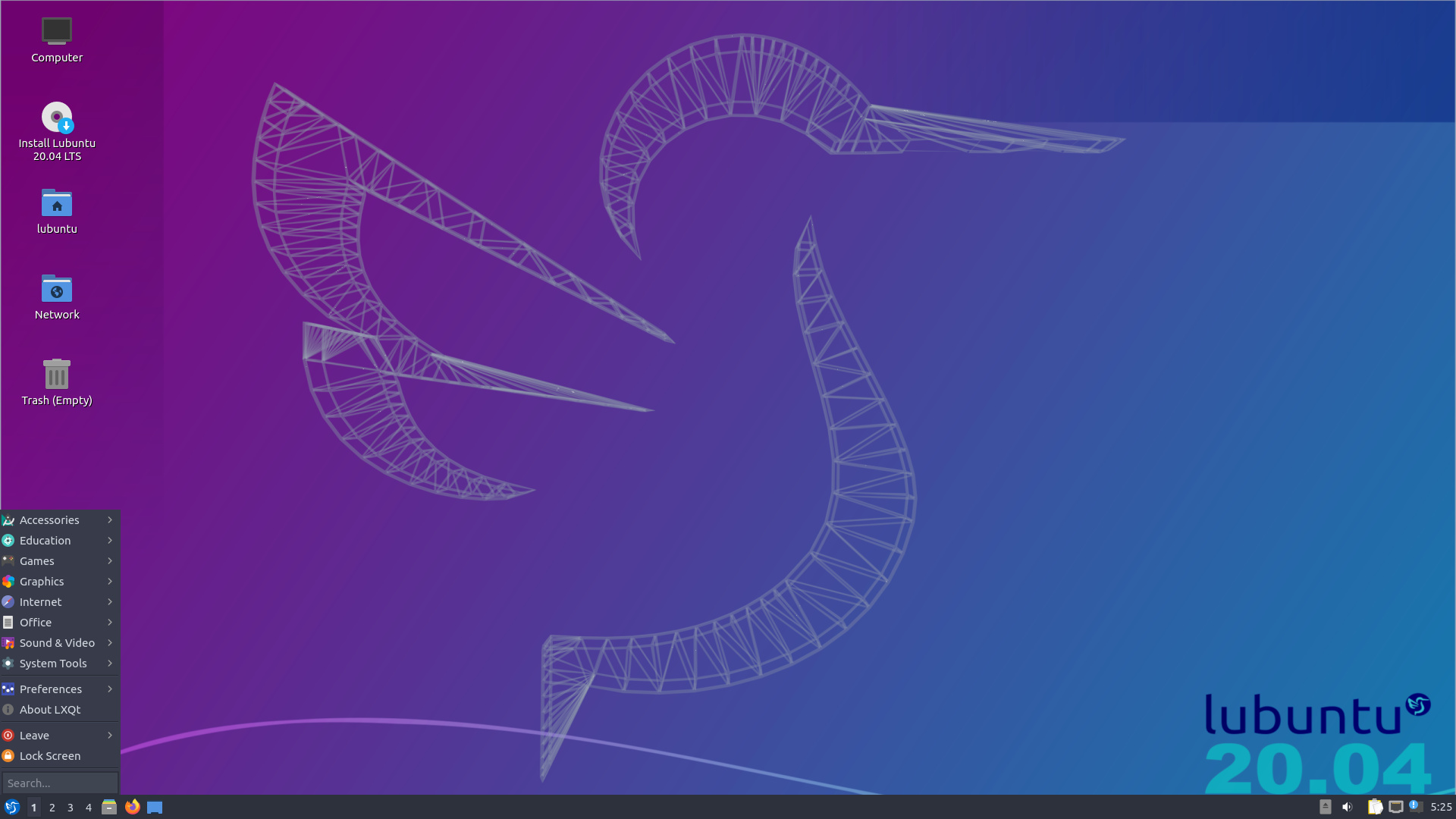 Lubuntu 20.04 LTS (Focal Fossa) mit LXQt Desktop 0.14.1