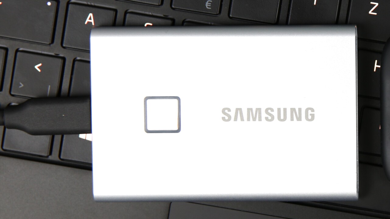 Kein Fingerabdrucksensor: Samsung Portable SSD T7 auch ohne Touch