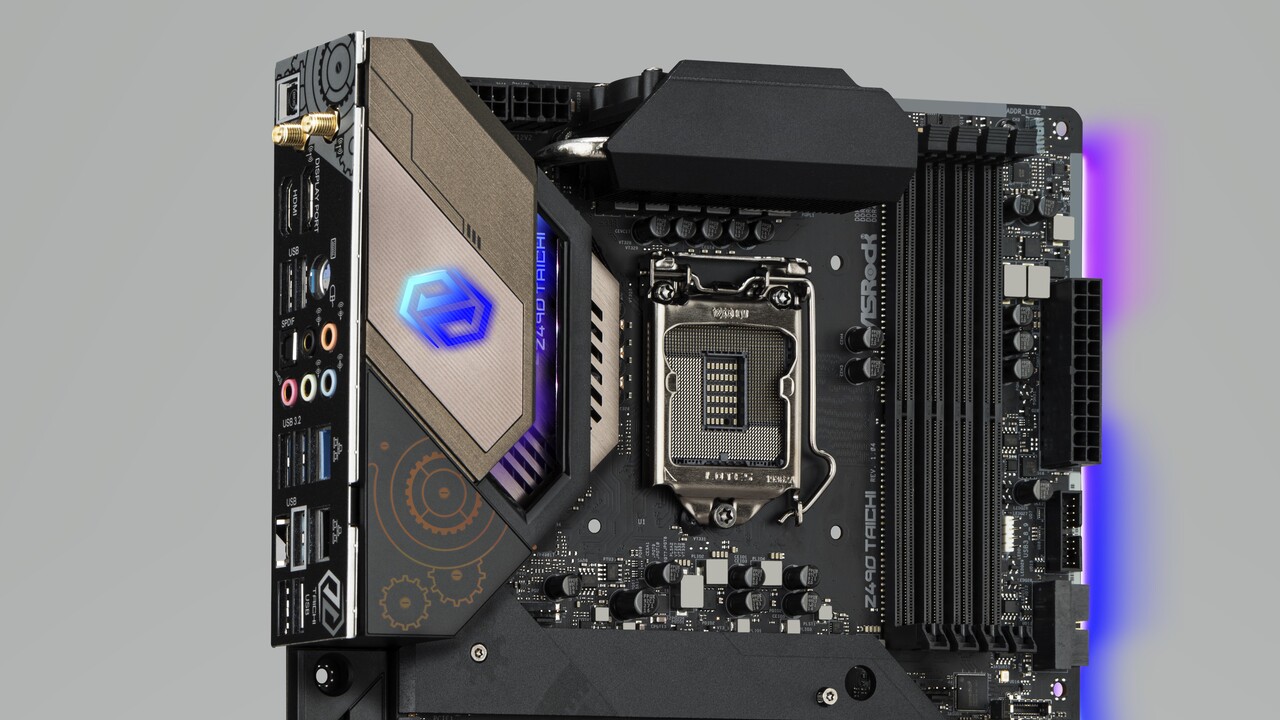 Z490-Platinen von ASRock: Das Taichi führt mit USB 3.2 Gen 2×2 die Serie an