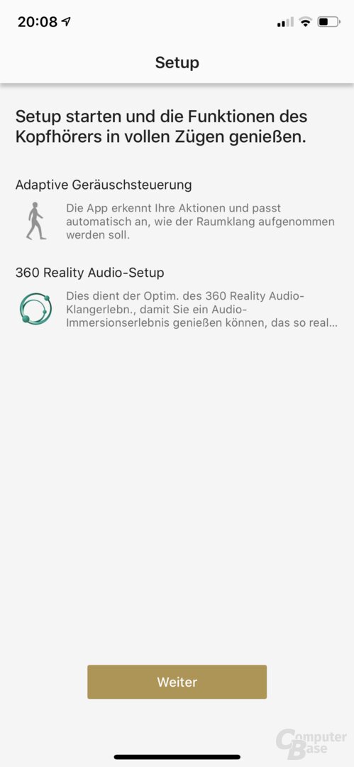 Sony Headphones-Connect-App mit WH-1000XM3