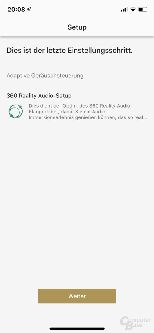 Sony Headphones-Connect-App mit WH-1000XM3