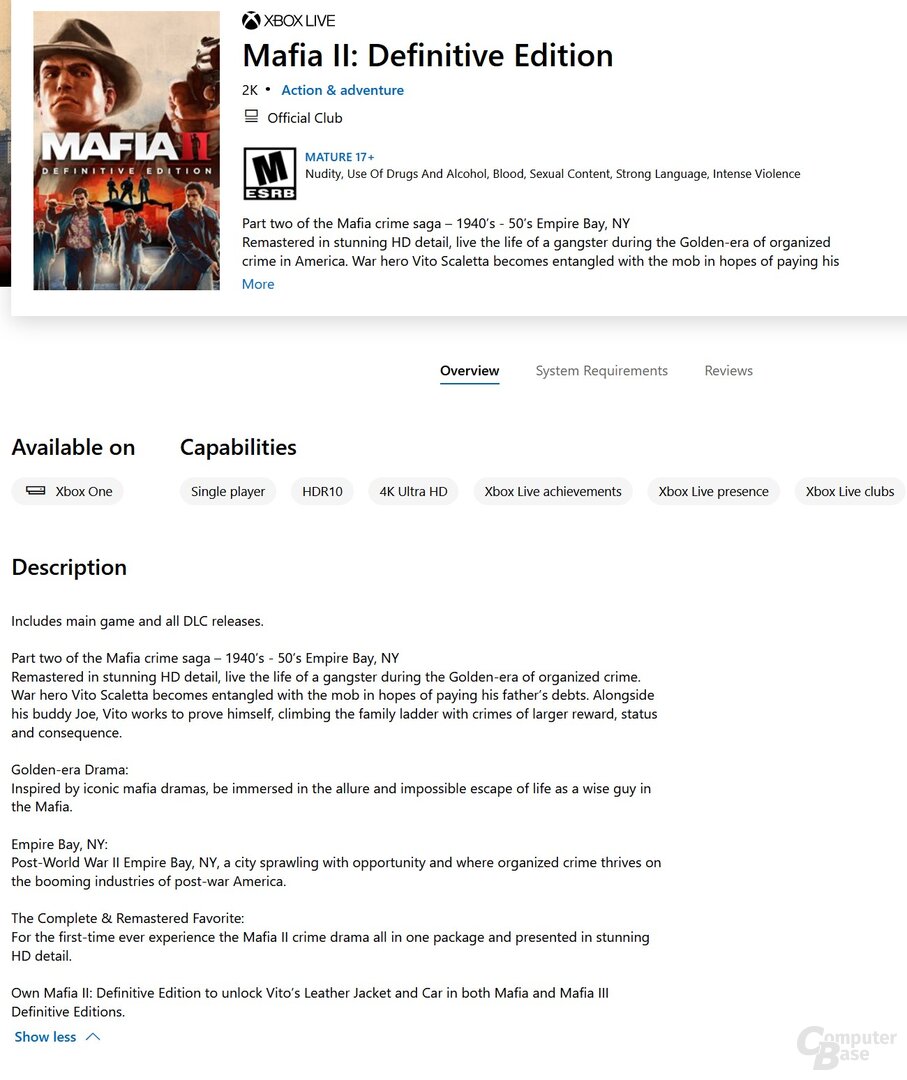 Mafia 2: Definitive Edition
