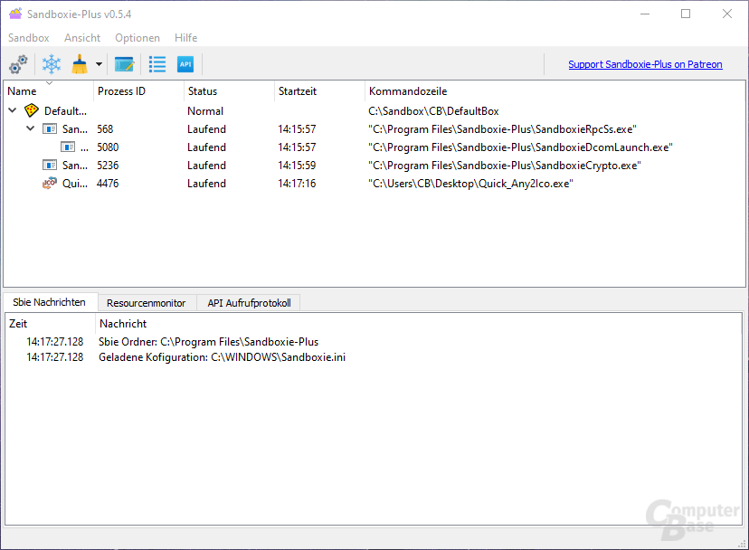 Sandboxie Download - ComputerBase