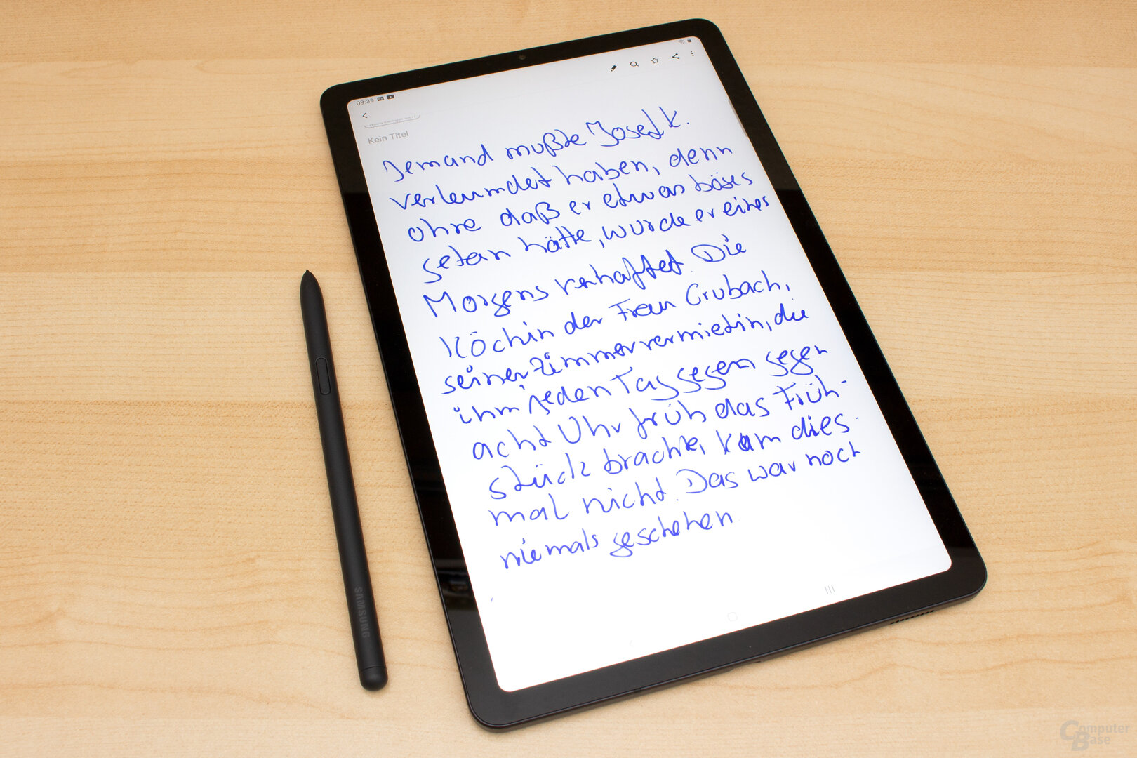 Das Galaxy Tab S6 Lite verfügt über eine gute Stifteingabe