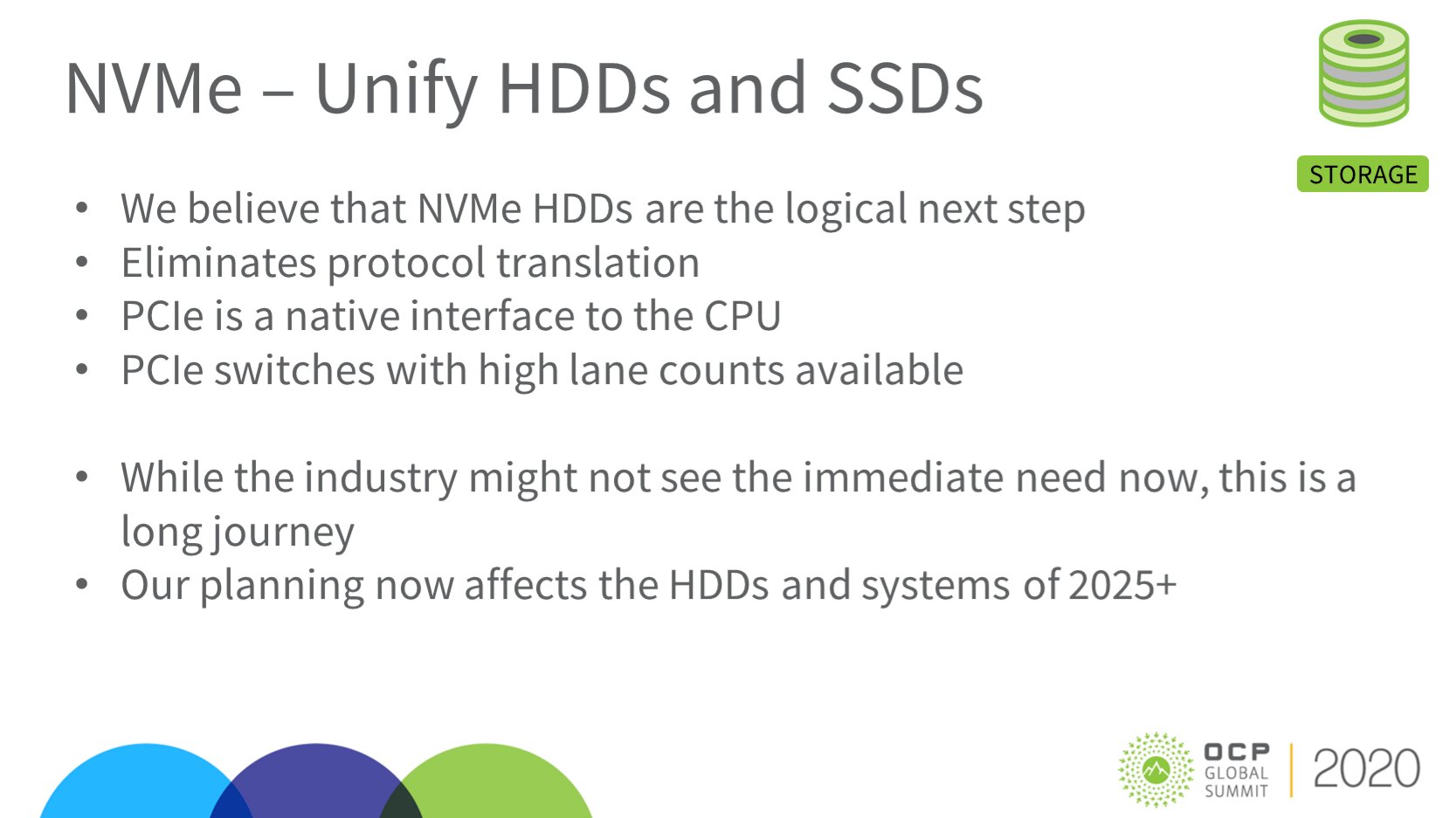 OCP Summit 2020: NVMe-HDDs