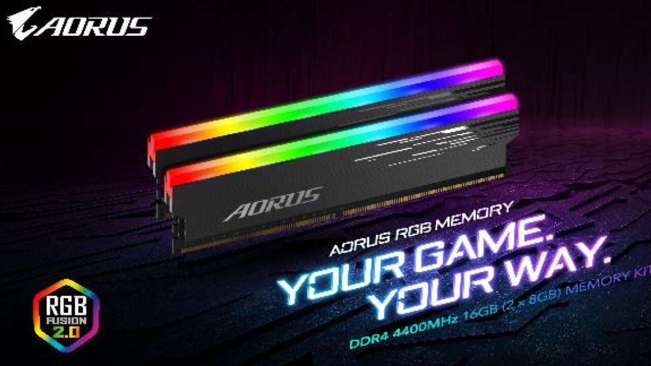 Gigabyte Aorus RGB: DDR4-RAM als 16-GB-Kit mit Hynix-D-Chips bis 4.400 MHz