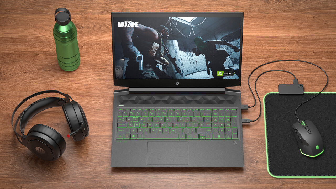 HP Pavilion Gaming 16: Gaming-Notebook mit 16,1"-Display im 15-Zoll-Chassis
