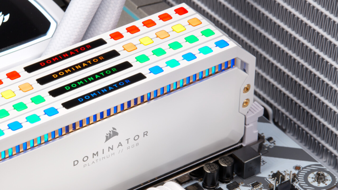 Dominator Platinum White RGB: Corsair legt schnellen Desktop-RAM in Weiß auf