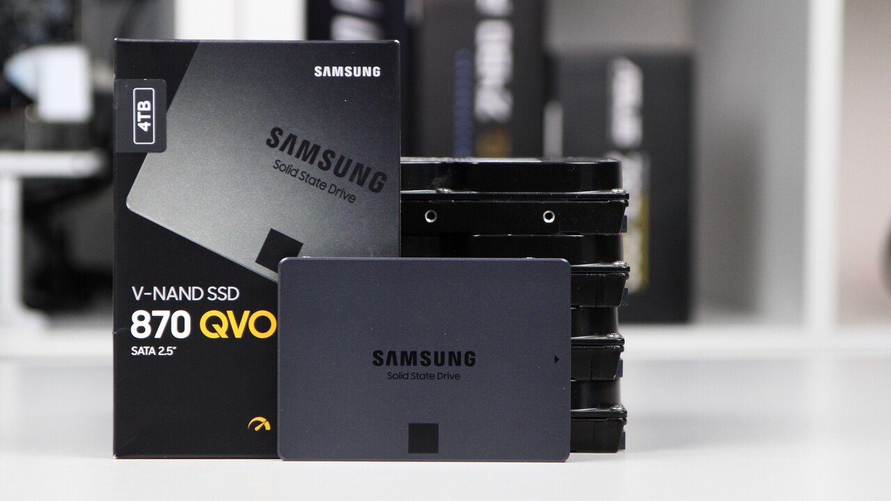 Samsung SSD 870 QVO im Test: Viel Platz und Leistung bis zur QLC-Bremse
