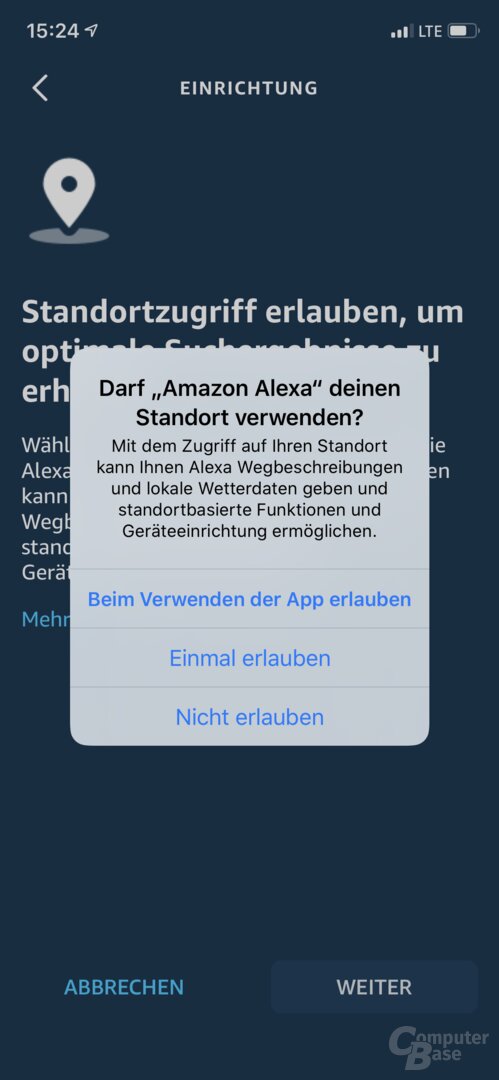 Amazon Echo Auto in der Alexa-App