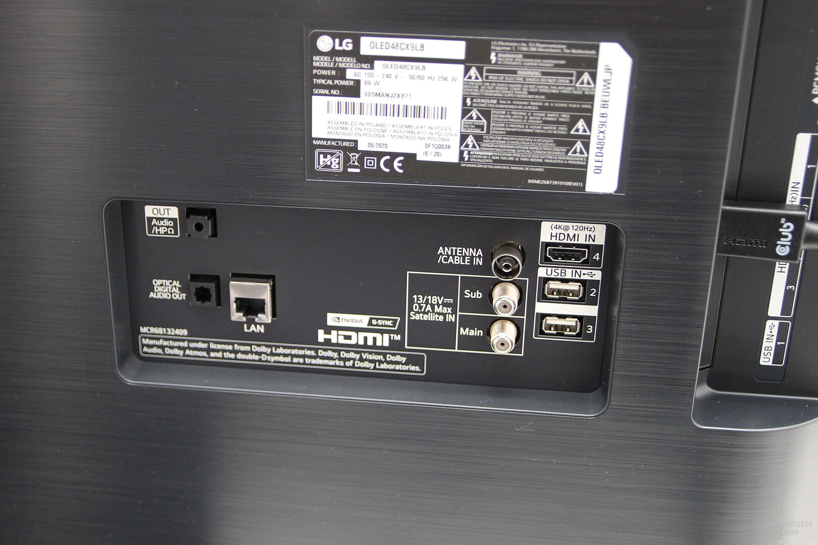 Телевизоры lg hdmi. LG oled48cx. OLED LG 48cx 48. Телевизор LG oled48cxr. LG 55cxrla разъемы.