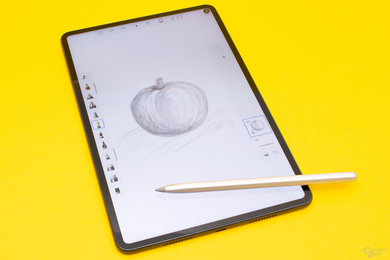 Das MatePad Pro eignet sich auch sehr gut zum Zeichnen