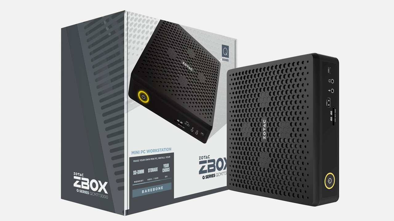 ZBOX QCM7T3000: Für Profis setzt Zotac auf Comet Lake und Quadro RTX
