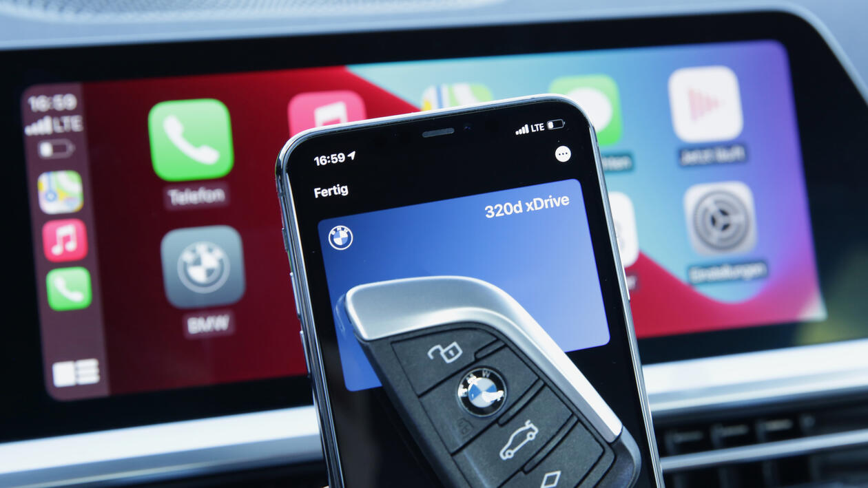 BMW Digital Key im Test Das iPhone wird zum Autoschlüssel ComputerBase