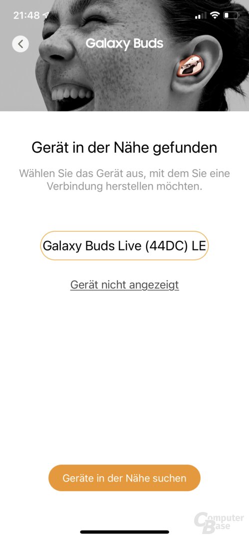 Samsung Galaxy Buds App mit Galaxy Buds Live