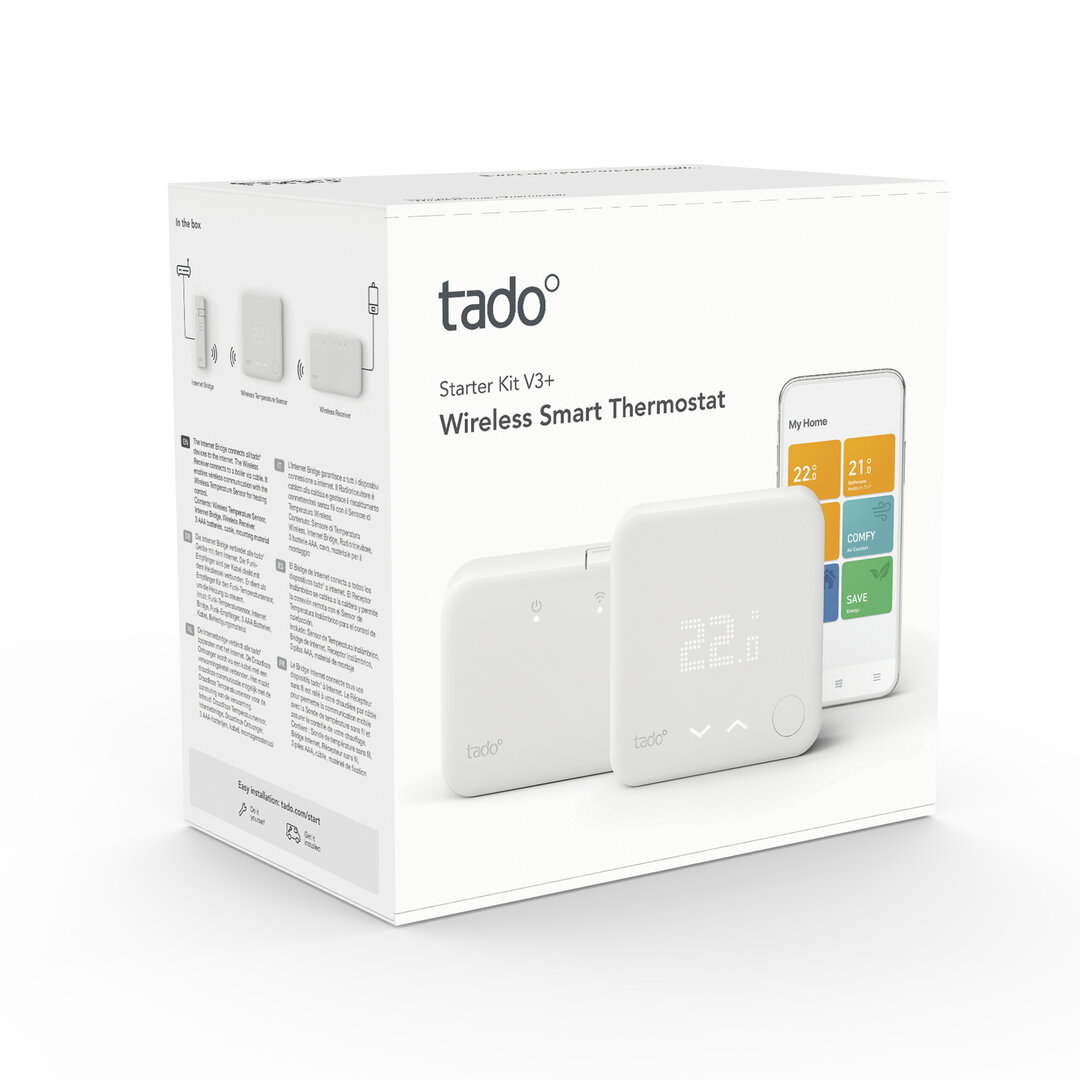 tado° Smart Thermostat Starter Kit V3+ wireless