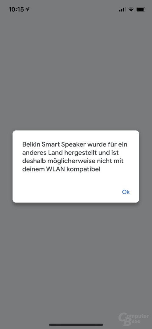 Einrichtung des Belkin Soundform Elite Smart Speaker über die Google-Home-App