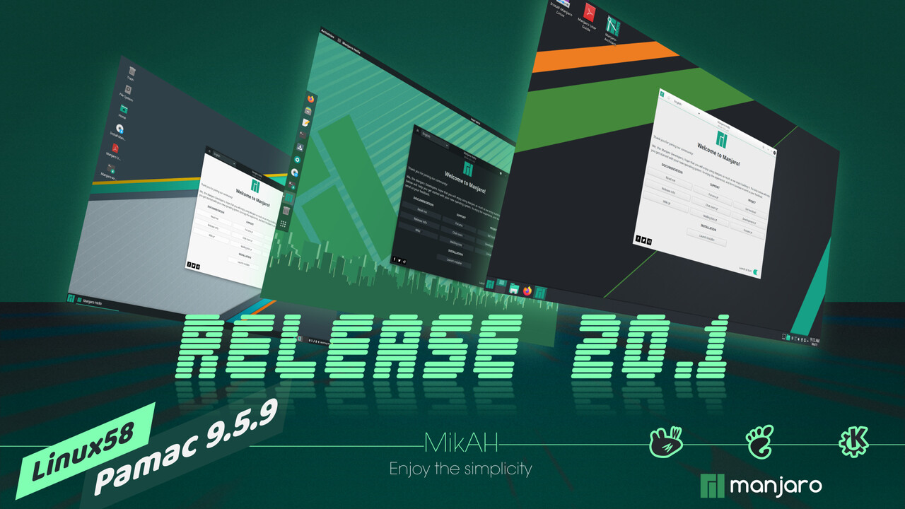 Manjaro Linux 20.1 („Mikah“): Neuauflage des beliebten Rolling Releases erschienen