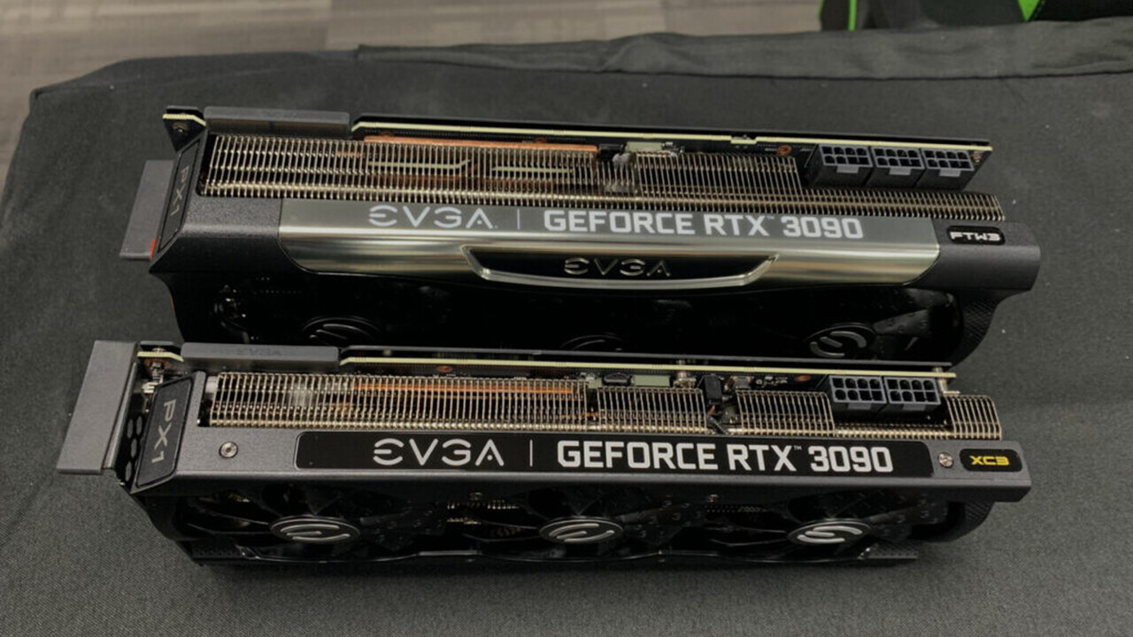 Nvidia GeForce RTX 3090: Fotos der Custom Designs von EVGA liefern mehr Details