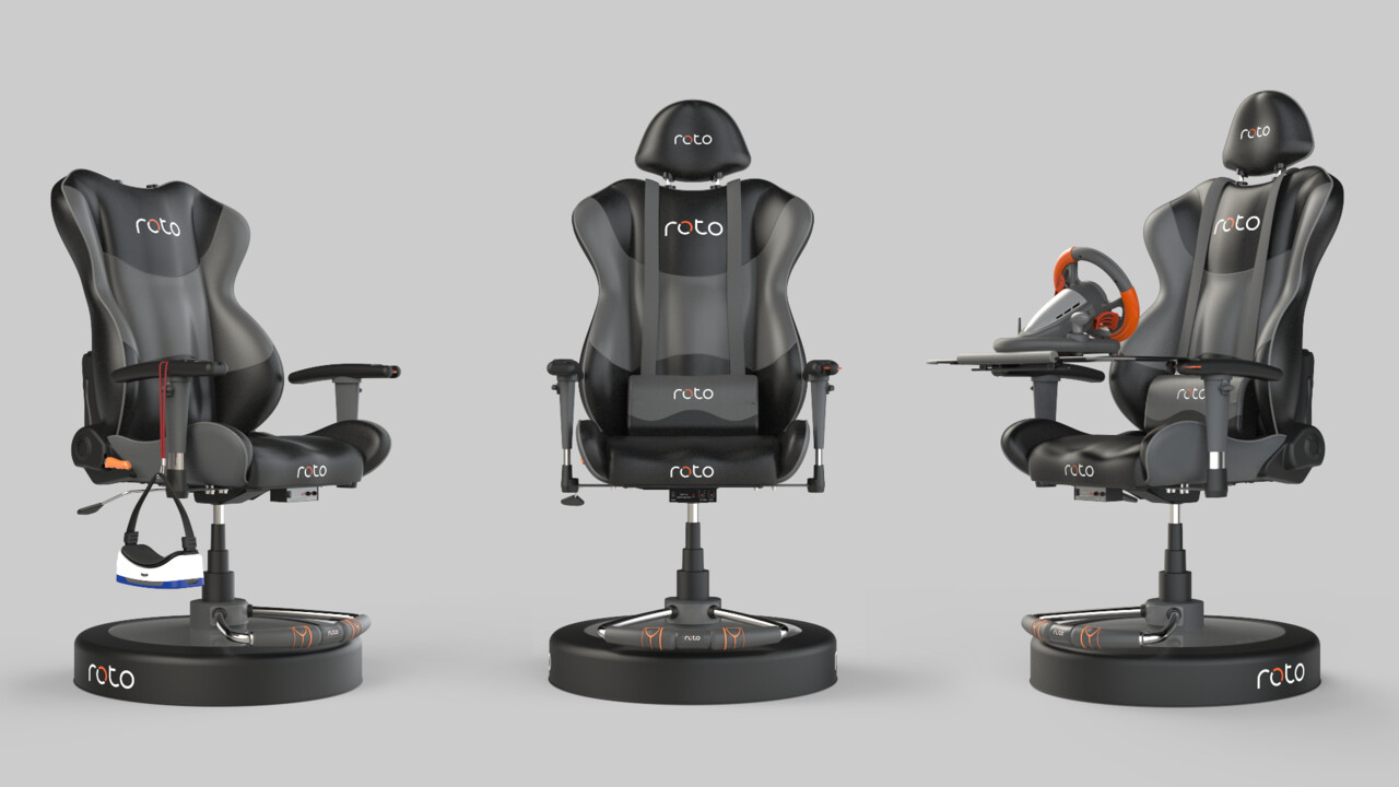 Roto VR Chair: Selbstdrehender VR-Stuhl ist für 2.149 Euro lieferbar
