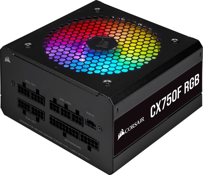 Corsair CX-F RGB 750 Watt – Schwarz