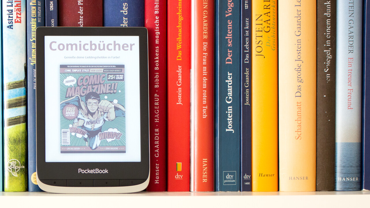 PocketBook Color im Test: Farbiger E-Book-Reader mit Luft nach oben