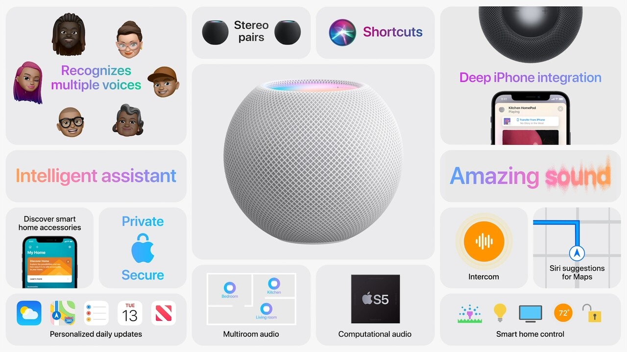 HomePod mini: Apples kleiner Smart Speaker kostet unter 100 Euro