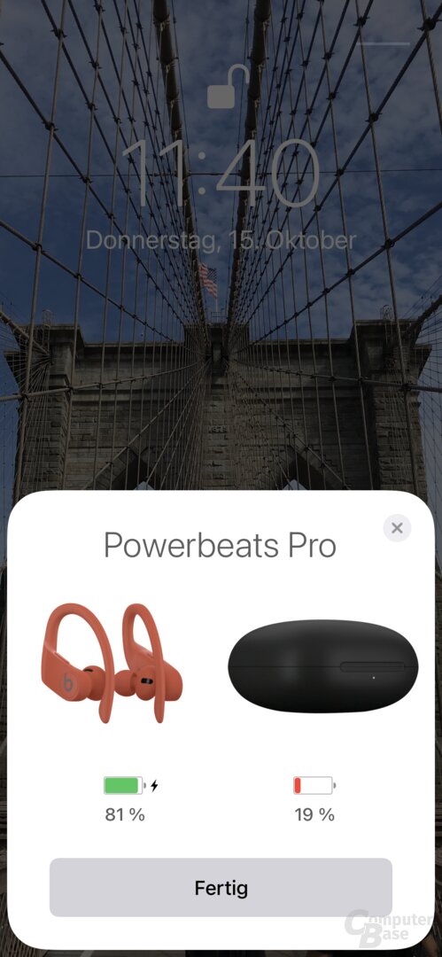 Beats Powerbeats Pro in iOS