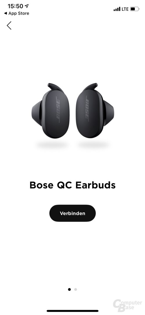 Bose-Music-App mit Bose QuietComfort Earbuds