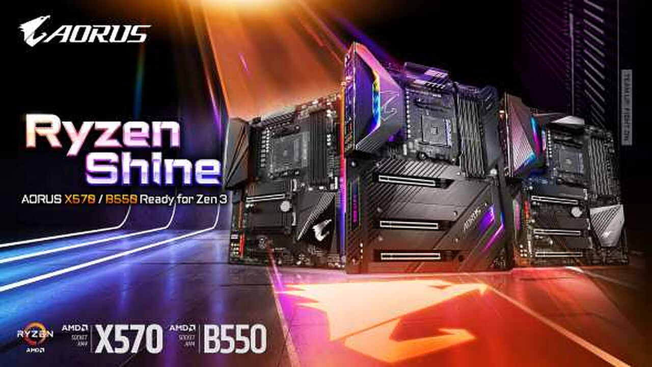 AMD Ryzen 5000: Gigabyte updates the 500 and 400 series for Zen 3