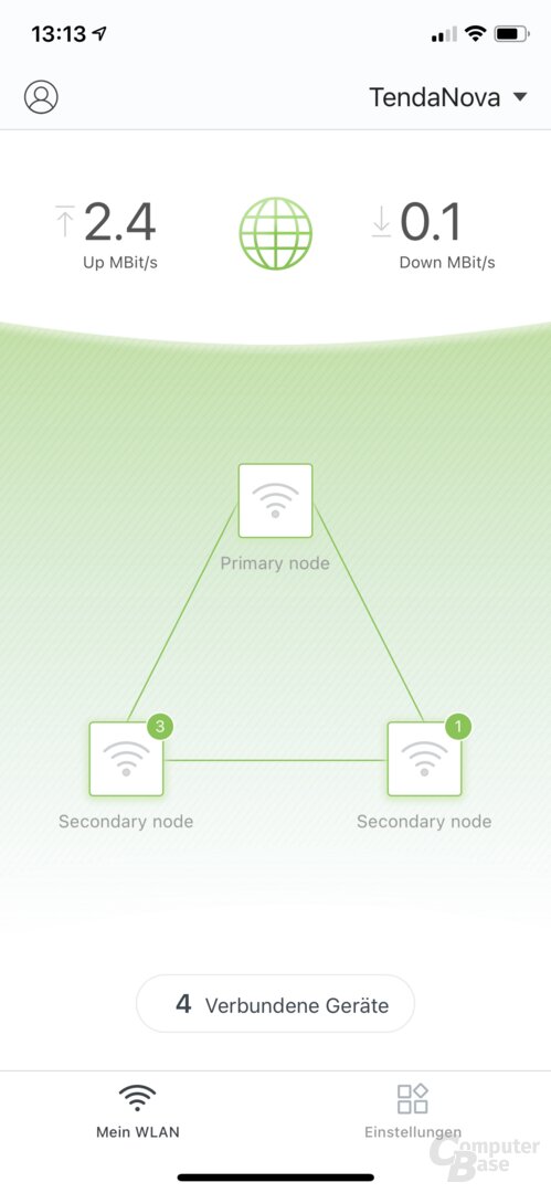 Tenda-WiFi-App für Nova MW12