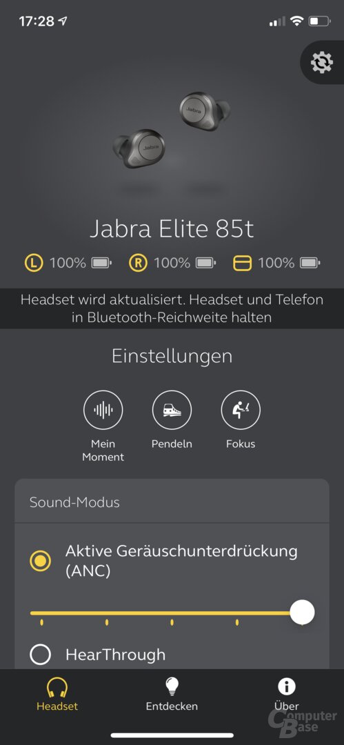 Jabra Sound+ mit Elite 85t