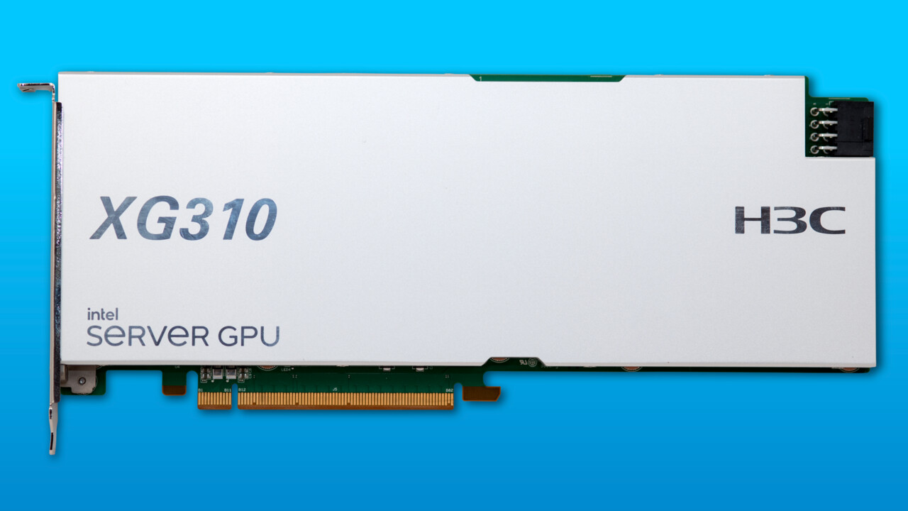 Intel Server GPU: Die XG310 kombiniert 4 Xe-GPUs auf einer PCIe-x16-Karte