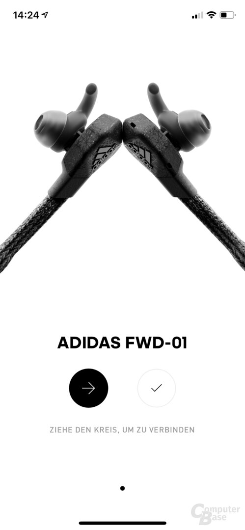 Adidas Headphones App mit FWD-01