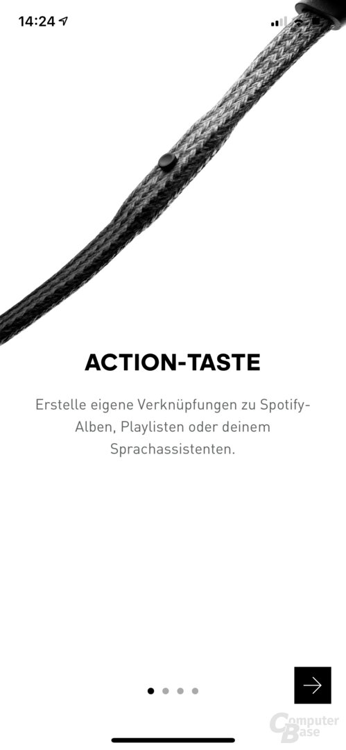 Adidas Headphones App mit FWD-01