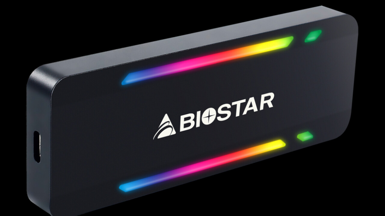 Biostar P500: Externe SSD leuchtet, wenn sie hingelegt wird