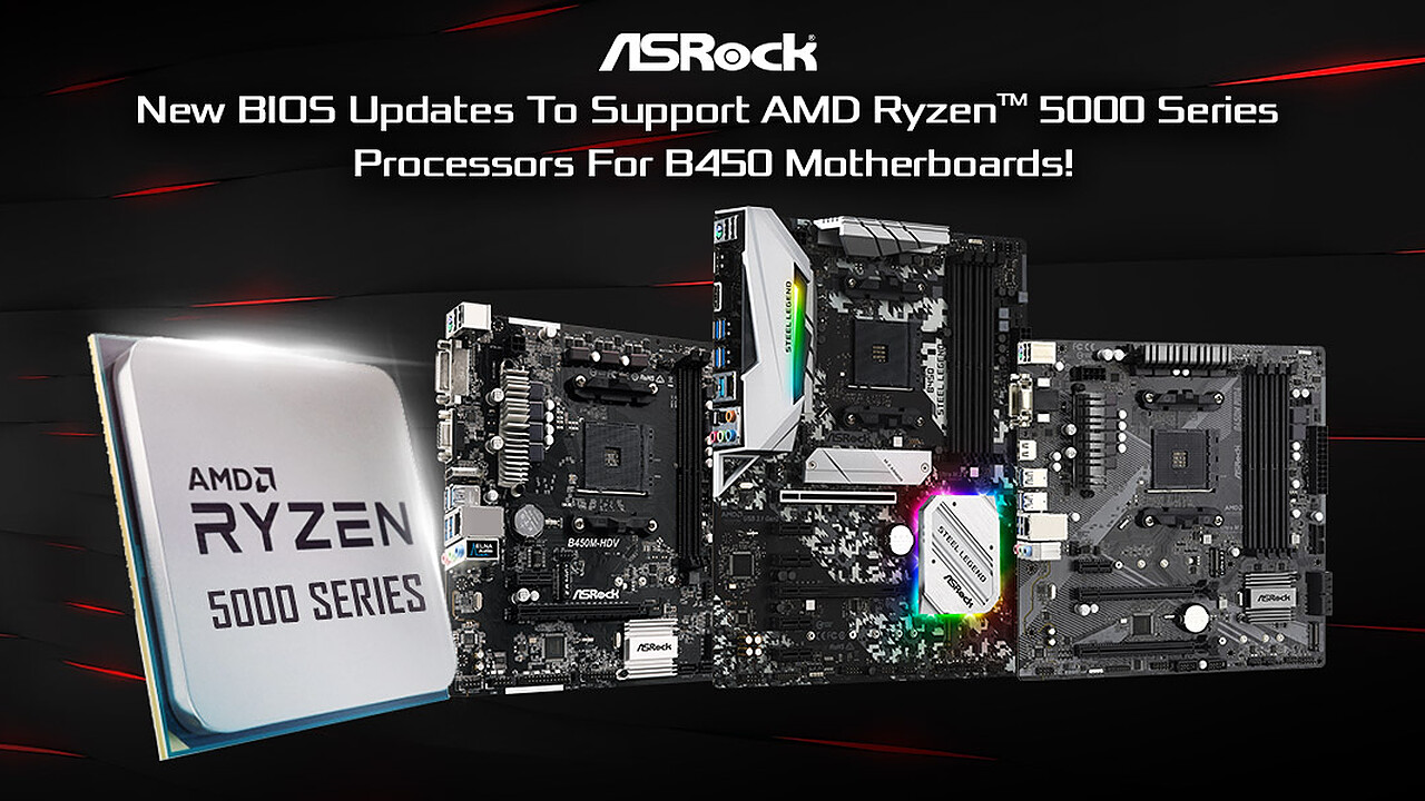 AMD Ryzen 5000: ASRock bringt Zen 3 per BIOS-Update auf B450