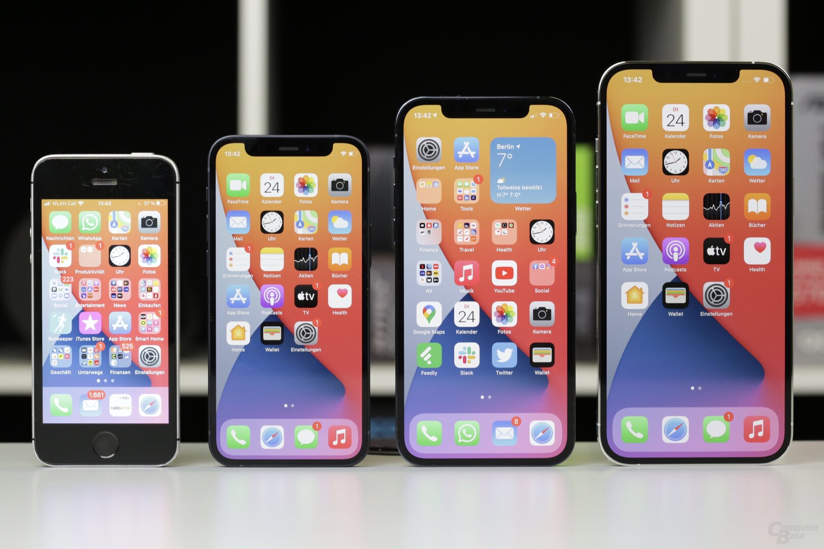 iPhone SE, iPhone 12 mini, iPhone 12 Pro, iPhone 12 Pro Max