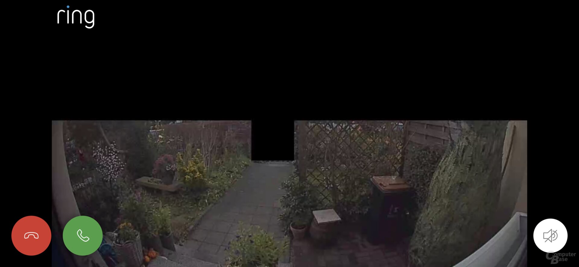 Live-Bild der Video Doorbell 3 Plus